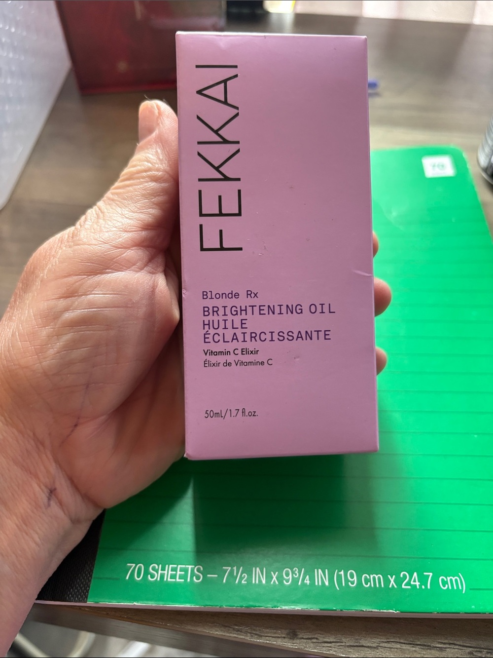 Fekkai Blonde Rx Brightening Oil — Pink